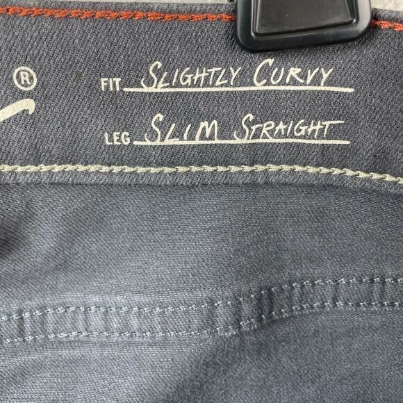 Eddie Bauer Gray Stretch Slim Cropped Jeans EUC - Picture 6 of 10